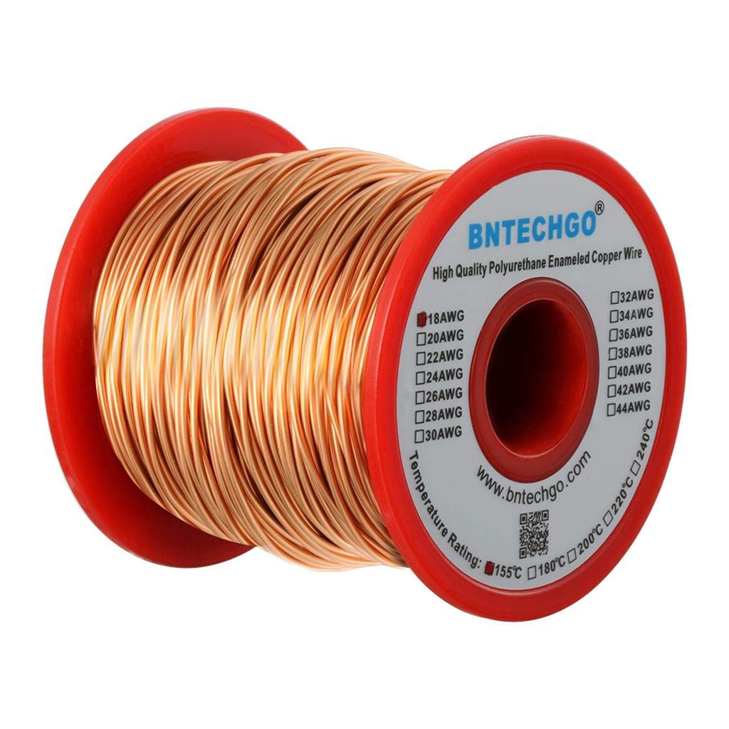 BNTECHGO 28AWG Magnet Wire 3lb Natural Enameled Copper Wire 0.0122"(0.31mm)