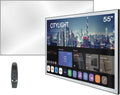 Soulaca 55 inches Smart Waterproof Mirror TV 4K UHD webOS Built-in ATSC DTV Tuner Voice Control, Large Bathroom & Indoor Hotel Resort Television Wall-Mount Big Screen Pool