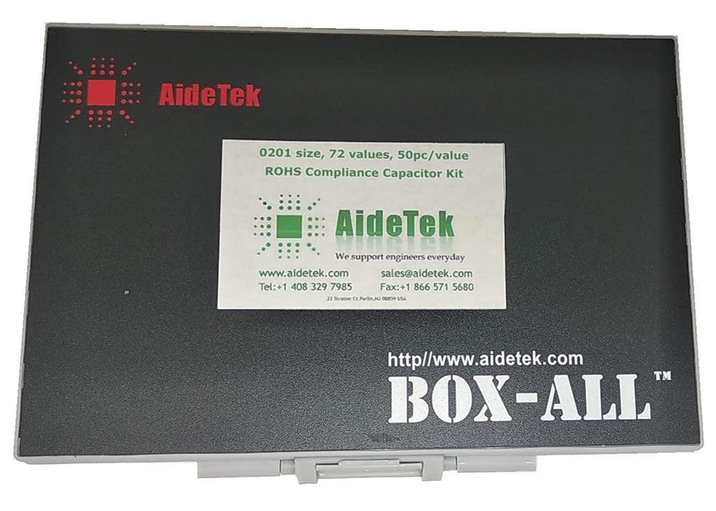 AideTek 37 Values 0805 Size 10PC/Value Inductor Kit 5% 2.7nH - 910nH