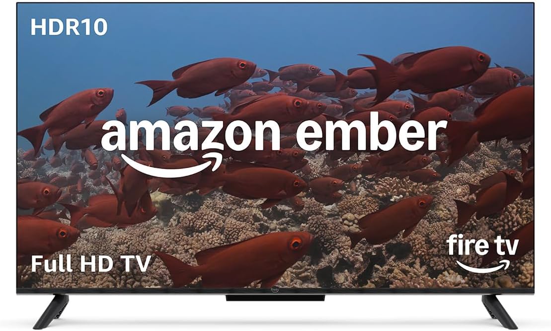 Amazon Ember 40" 2-Series with Fire TV (newest model), HD smart TV with Alexa Voice Remote Enhanced, fast streaming, Dolby Audio, Ambient Experience, free and live TV, find shows faster with Alexa+