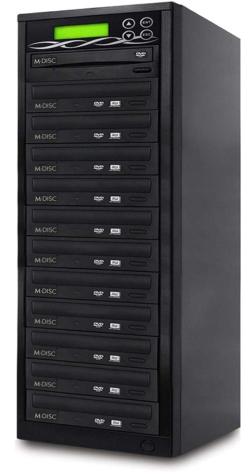 Bestduplicator DVD Duplicator Built-in BD Certified Burner (1 to 5 Target) Copier Tower Replication Recorder + Free Nero Multimedia Suite 10 Essentials CD/DVD Burner Software