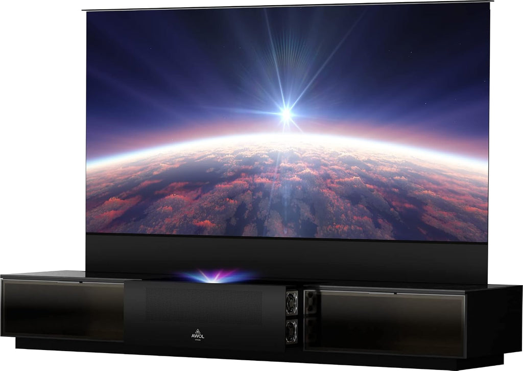 AWOL VISION 100â 4K 3D Vanish TV with Smart Cabinet VTV-100