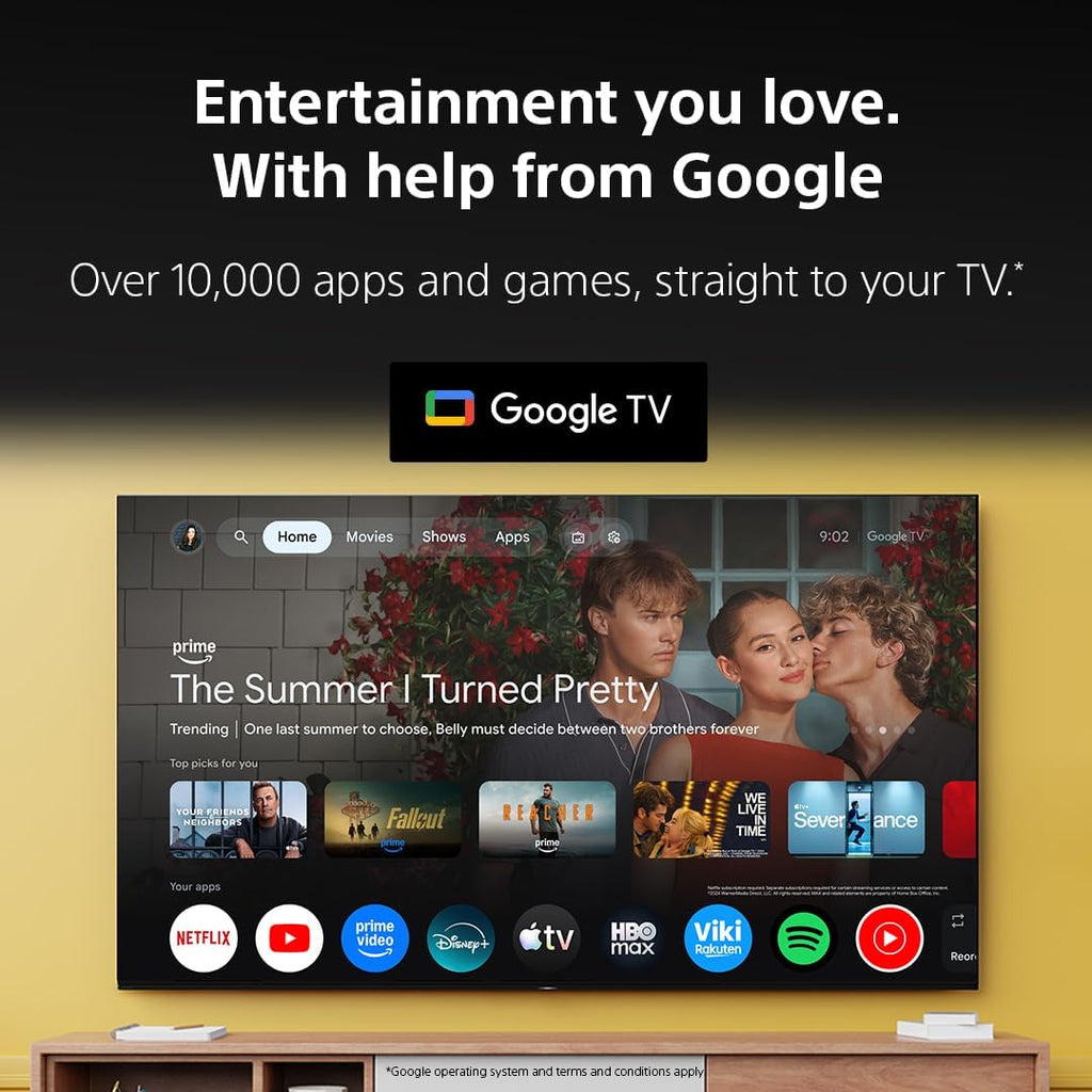 Sony 55 Inch BRAVIA 3 II LED 4K HDR Smart Google TV with Gemini K-55XR30M2