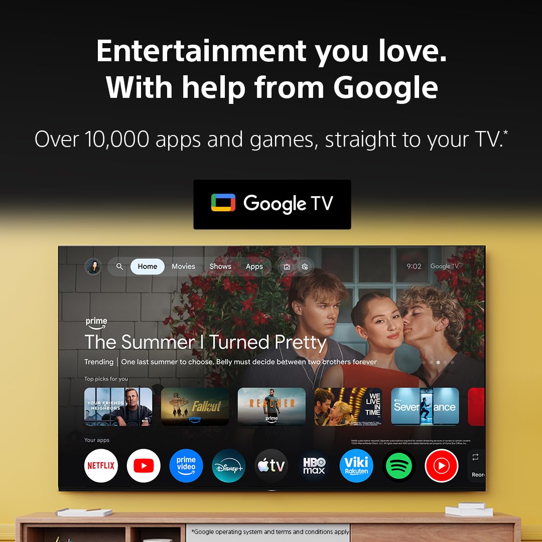Sony 55 Inch BRAVIA 3 II LED 4K HDR Smart Google TV with Gemini K-55XR30M2