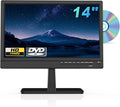 Feihe 14 Inch TV Built-in DVD Player, HD Flat Screen Small TV DVD Player Combo with ATSC Tuner/HDMI/USB/AV/VGA Input, Suitable for Kitchen Bedroom RV Camper