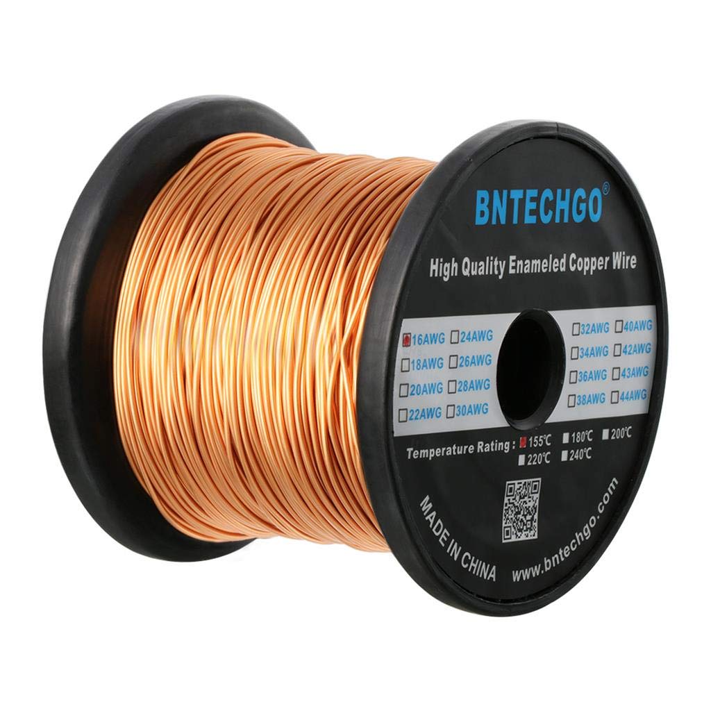 BNTECHGO 28AWG Magnet Wire 3lb Natural Enameled Copper Wire 0.0122"(0.31mm)