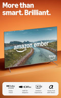 Amazon Ember 65" QLED Series with Fire TV (newest model), 4K Ultra HD smart TV, HDR10+, Dolby Vision, Dolby Audio, quad-core processor, find shows faster with Alexa+