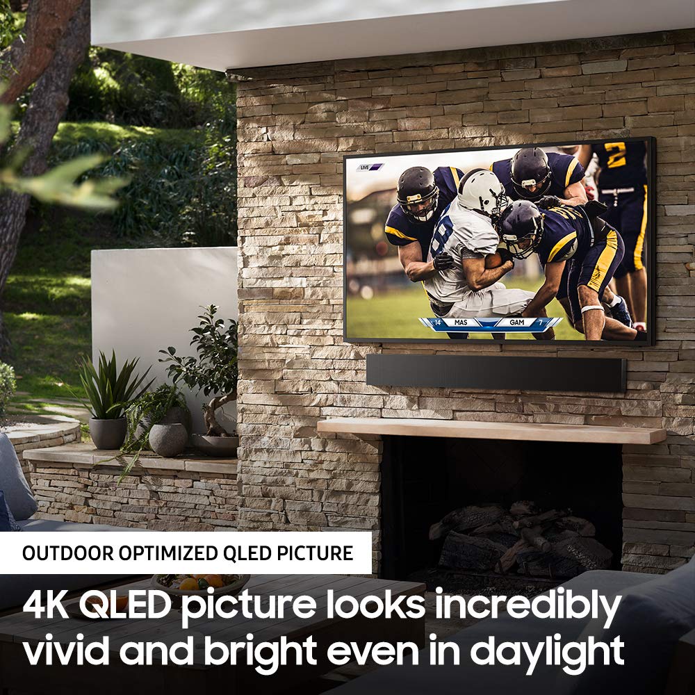SAMSUNG 75-Inch Class QLED 4K The Terrace Full Sun Outdoor, Direct Full Array 16x, Weather Resistant, Wide Viewing Angle, Anti-Glare Smart TV w/ Alexa Built-In (QN75LST9TAFXZA, Latest Model)