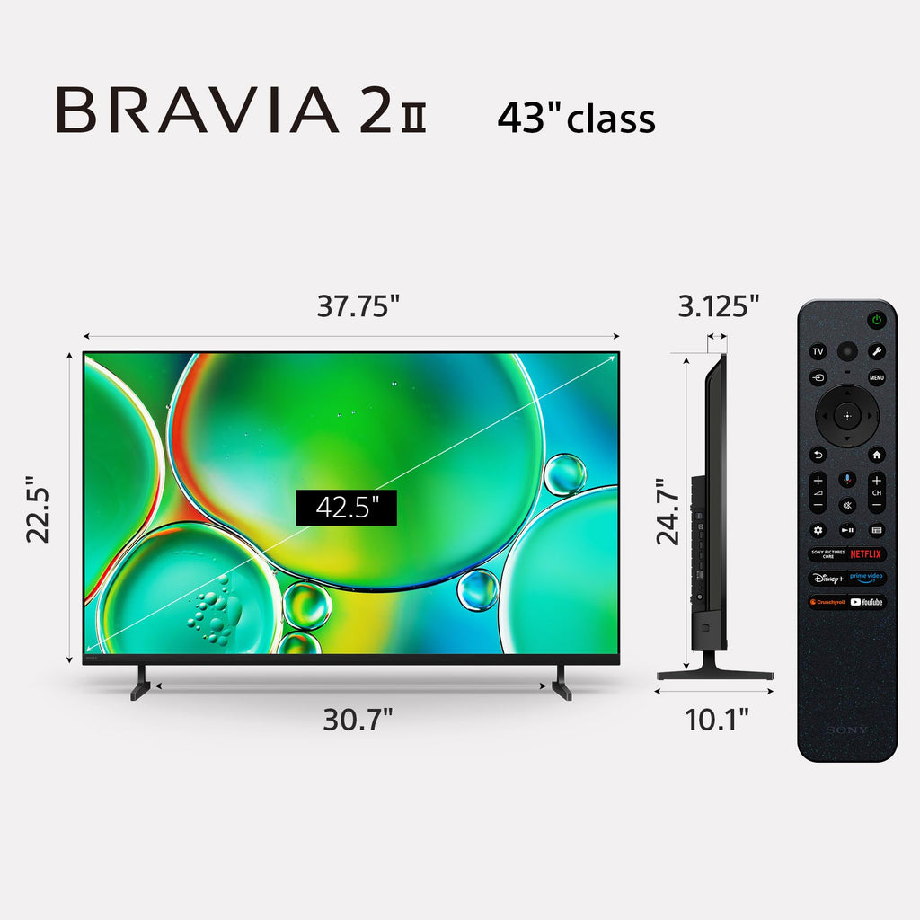 Sony 55 Inch BRAVIA 2 II LED 4K HDR Smart Google TV (K-55S20M2)