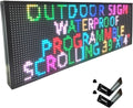HS Programmable Scrolling Led sign Outdoor Digital Open Neon P10 39''x14''