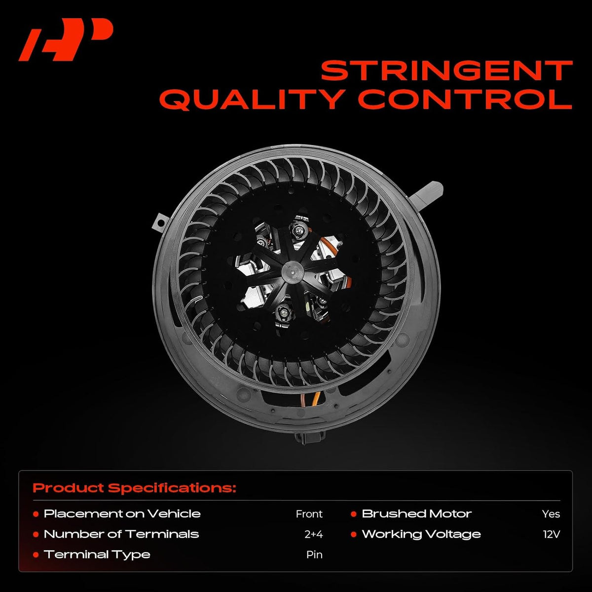 A-Premium Front HVAC Heater Blower Motor and Resistor Assembly