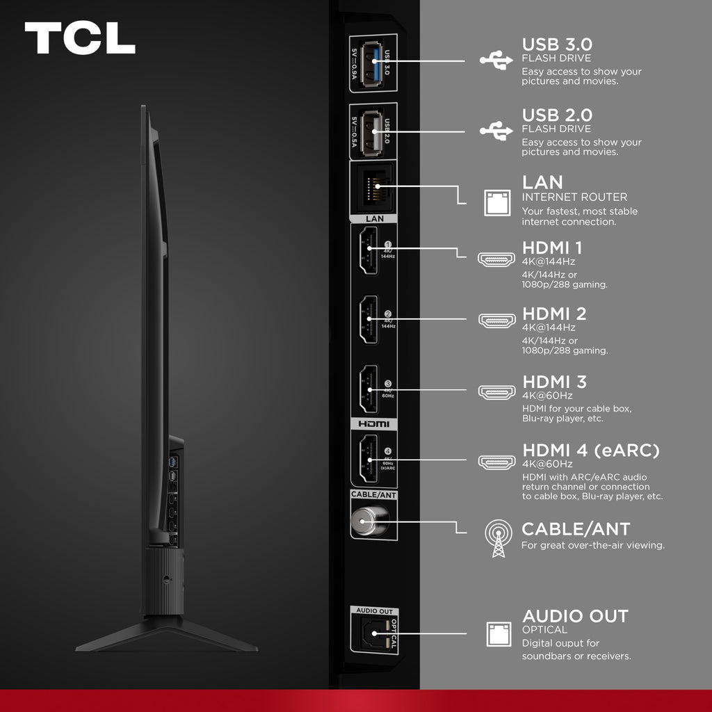 TCL 75-Inch F8D Series 4K QLED Smart TV (75F8D, 2026 Model) with Dolby Vision HDR and Dolby Atmos, Game Accelerator 288 and VRR for Sports and Gaming | Fire TV, Alexa+, 120Hz Refresh, LED Backlighting
