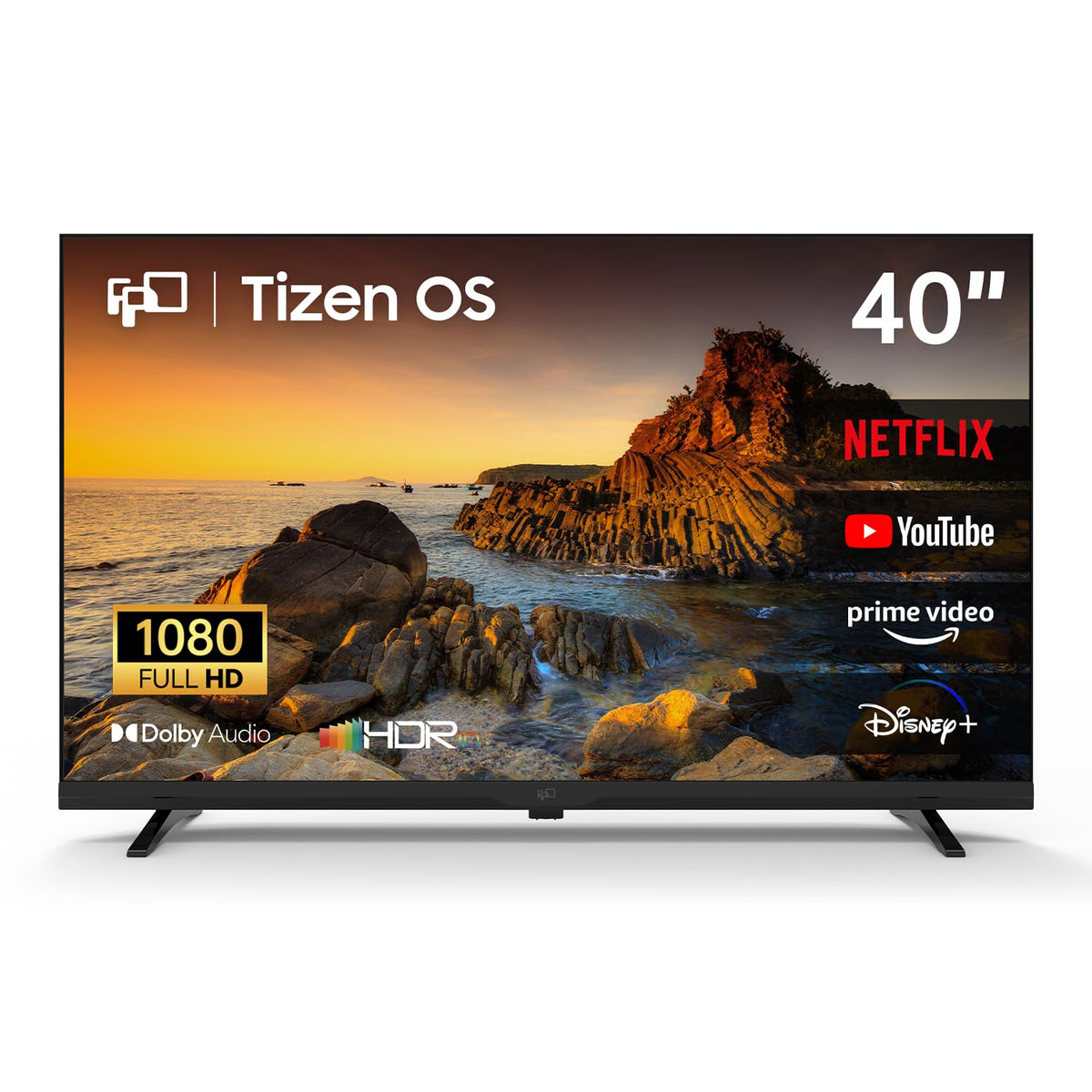 FPD 40-inch Smart TV, 1080p Full HD Google TV, HDR10, Dolby Audio (CG40-P3)