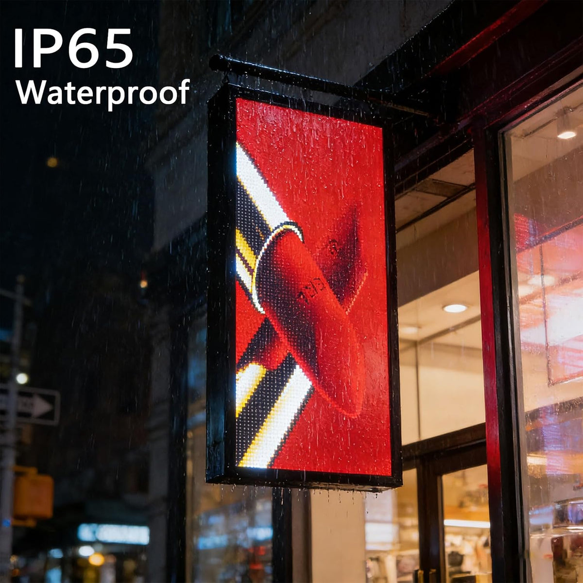 Led Sign Outdoor Programmable Scrolling Digital Open Neon P6 40''x17''