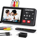 VHS to Digital Converter, HD Video to Digital Converter Recorder with Remote, Convert Record Analog Video Audio from VHS/VCR, DVR/DVD/Hi8/Mini DV/Camcorder/Gaming Consolesï¼Tapes Players Needed)