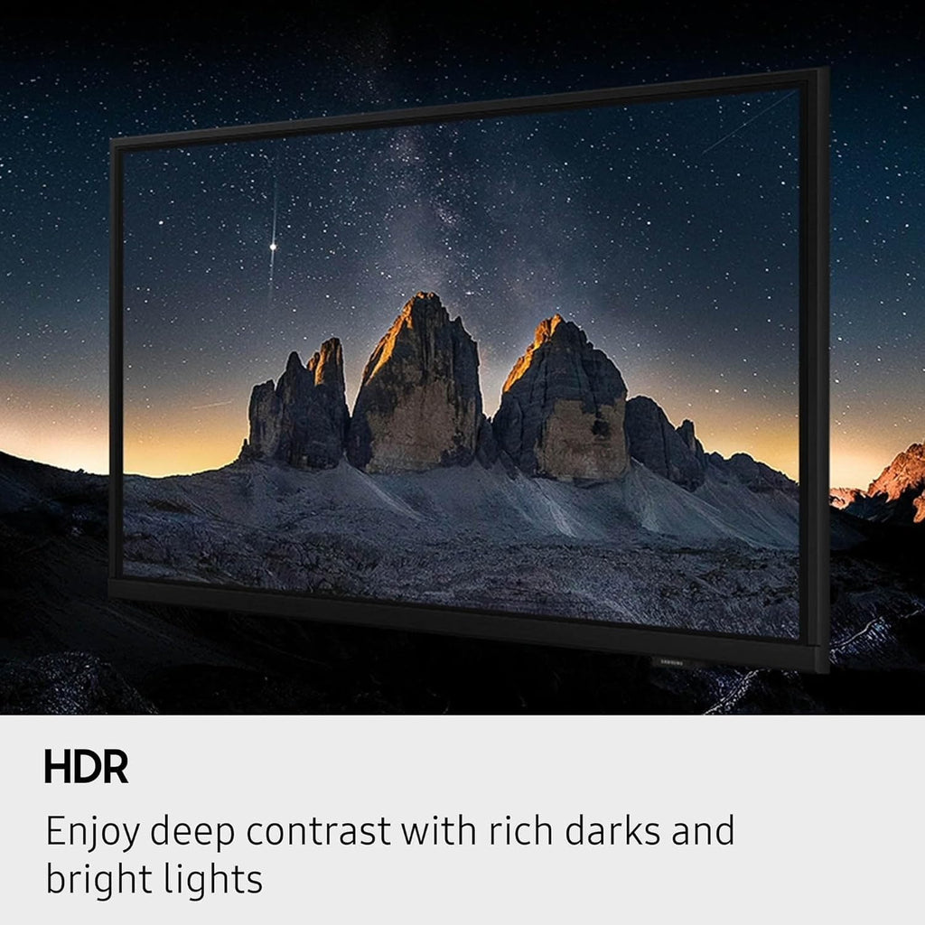 Samsung 40-Inch Smart LED TV Bundle - Full HD 1080p, HDR, Bluetooth, w/ 12 Month CPS Protection, AUX HDMI Cable, and Screen Cleaning with Microfiber Cloth.