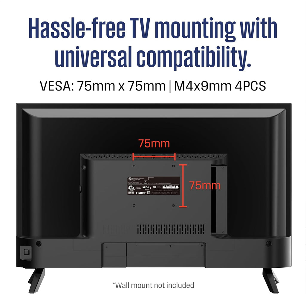Westinghouse 24-inch Smart TV, HD Xumo TV with Full Function Voice Remote, Flat Screen Television w/Dolby Atmos, Bluetooth, Apple AirPlay, Wi-Fi & Mobile Connectivity