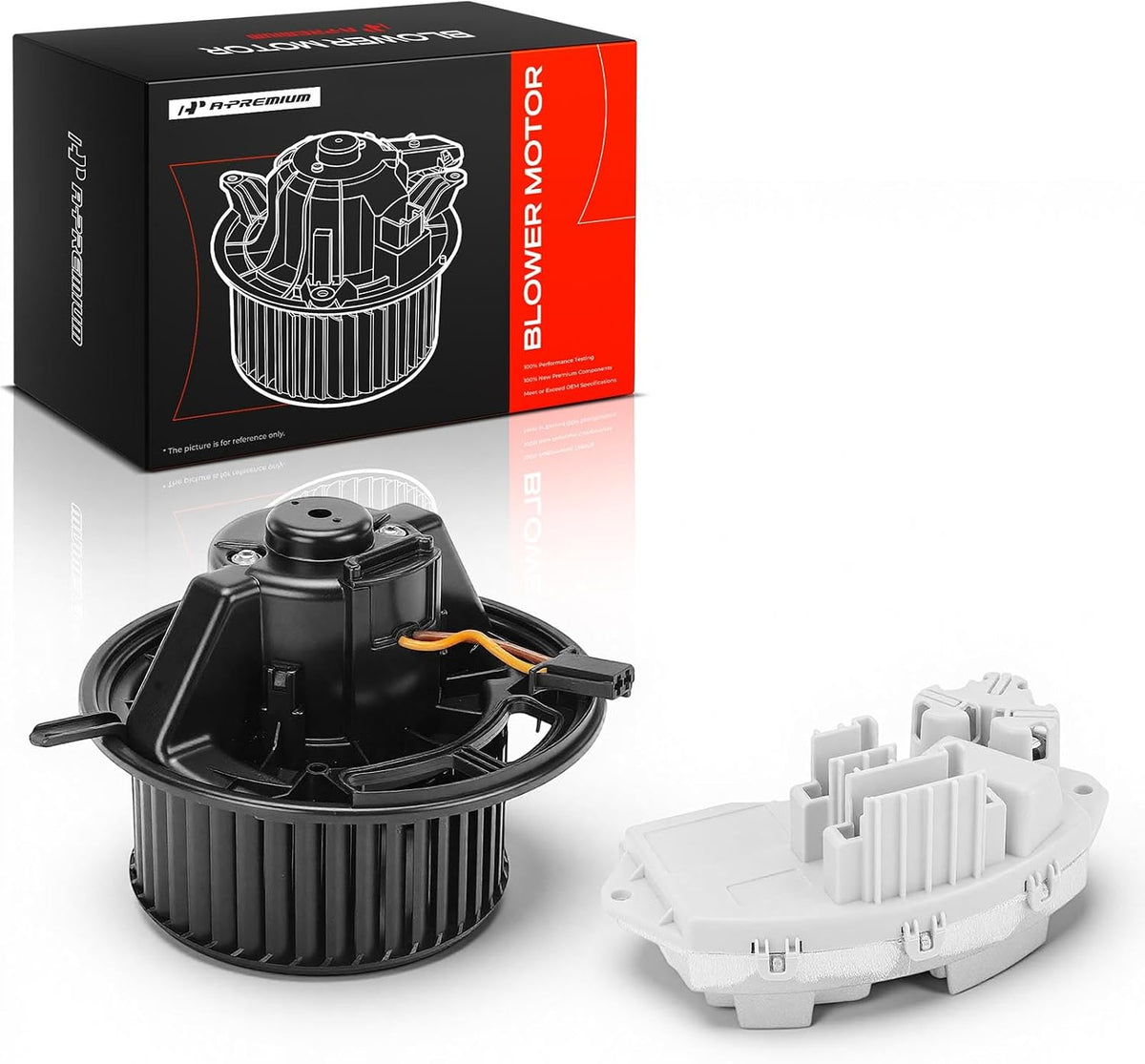 A-Premium Front HVAC Heater Blower Motor and Resistor Assembly