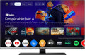 SYLVOX 24'' Smart RV TV, 12V/24V Google TV with Built-in DVD Player