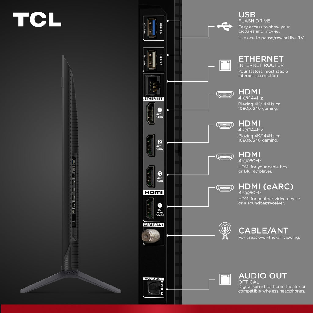 TCL 65-Inch QM64L Series | Mini LED QLED 4K HDR Gaming TV for Sports & Movies | 65QM64L, 2026 | 144Hz VRR, Dolby Vision Atmos, Alexa+ Voice Remote, Amazon Exclusive Smart Fire TV