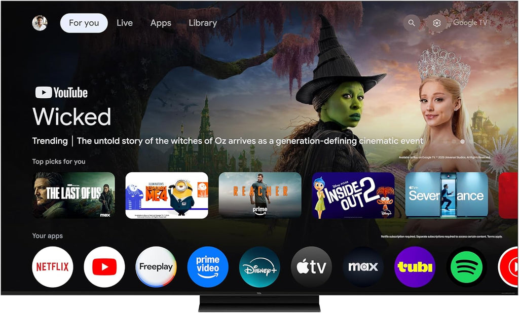 TCL 65 Inch Class QM7L Series | SQD-Mini-LED QLED Smart TV | 65QM7L, 2026 Model | 144Hz | Ultimate Color Ultra Brightness & Contrast | Google AI Bang & Olufsen | Voice Gaming Streaming Television