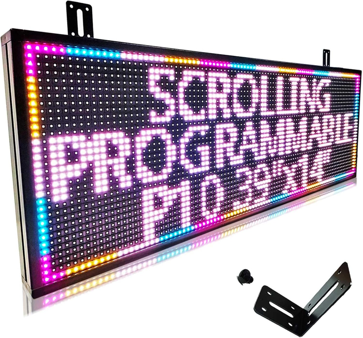 Led Sign Outdoor Programmable Scrolling Digital Open Neon P10 39''x14''