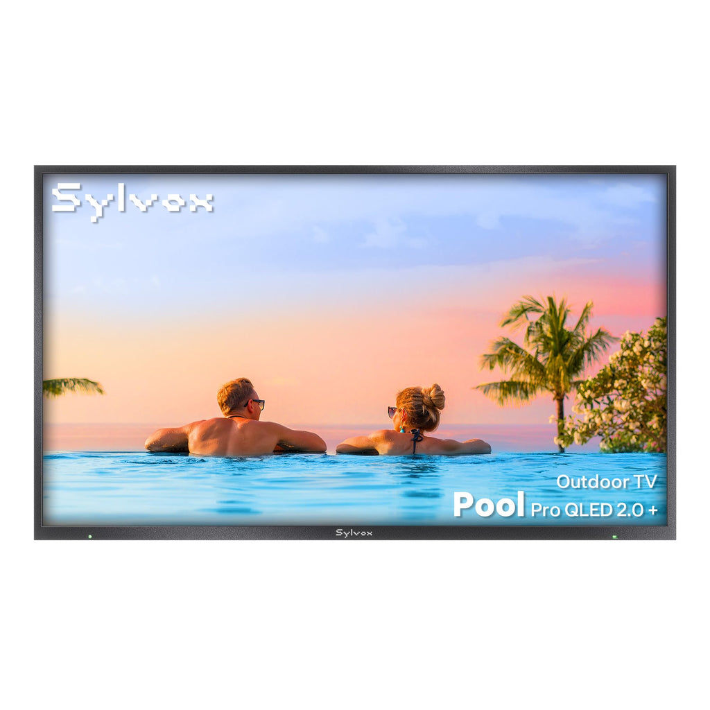 SYLVOX 43 Inch Outdoor TV, Weatherproof Google TV, IP56 Waterproof TVs