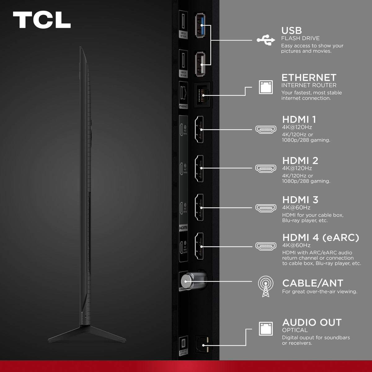 TCL 75-Inch F8D Series 4K QLED Smart TV (75F8D, 2026 Model) with Dolby Vision HDR and Dolby Atmos, Game Accelerator 288 and VRR for Sports and Gaming | Fire TV, Alexa+, 120Hz Refresh, LED Backlighting