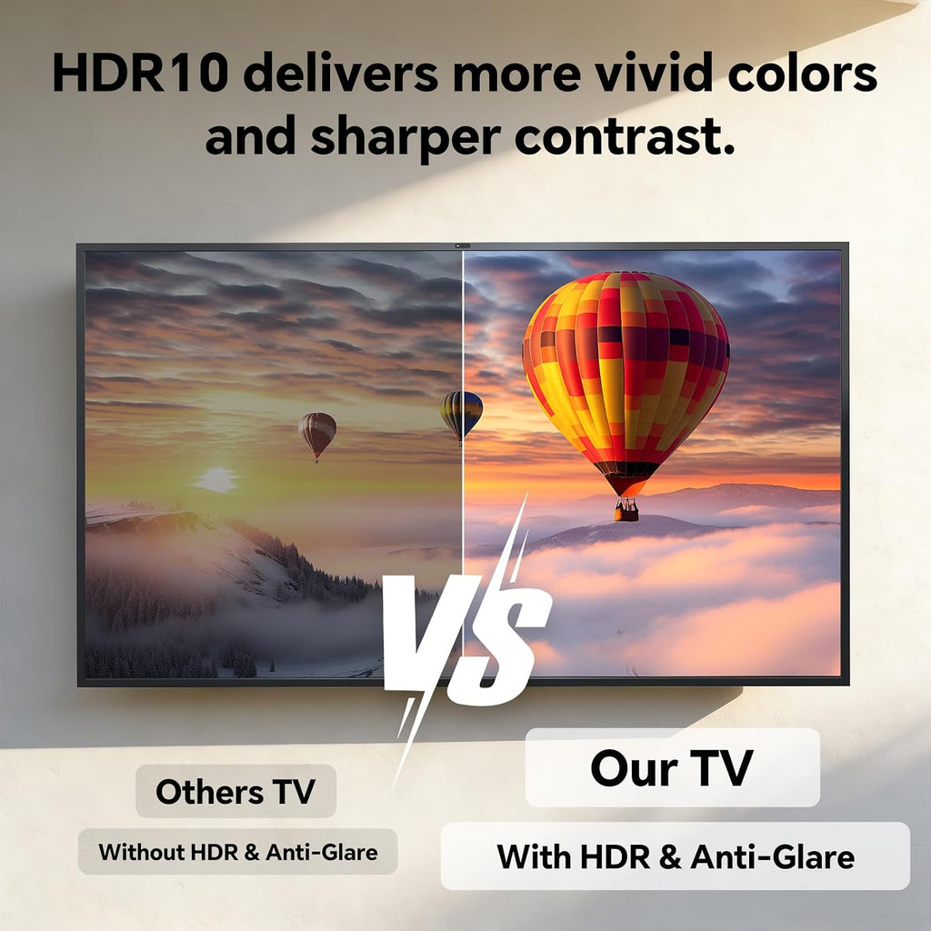 55 Inch Outdoor TV, 1500 Nits Hight Brightness, IP66 Waterproof TV