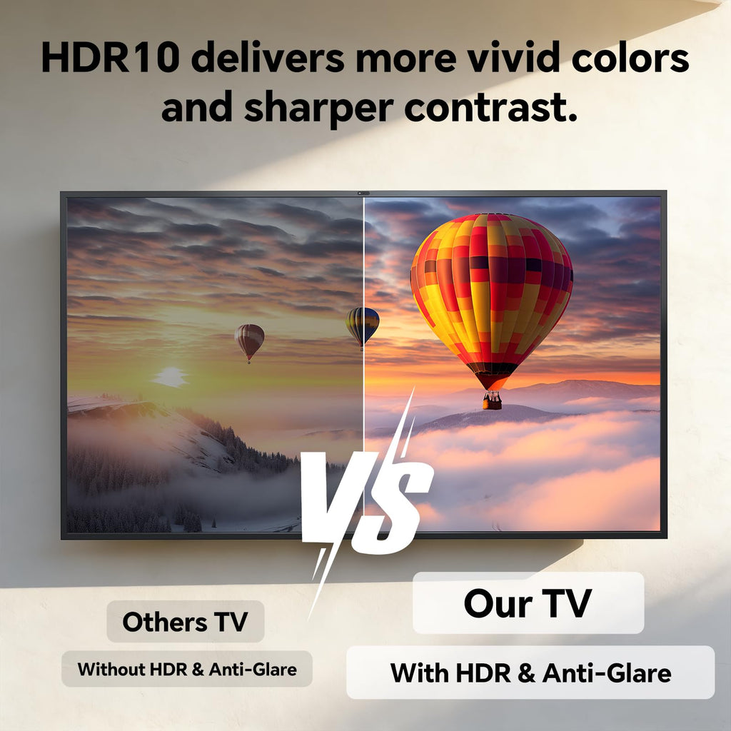 55 Inch Outdoor TV, 1500 Nits Hight Brightness, IP66 Waterproof TV