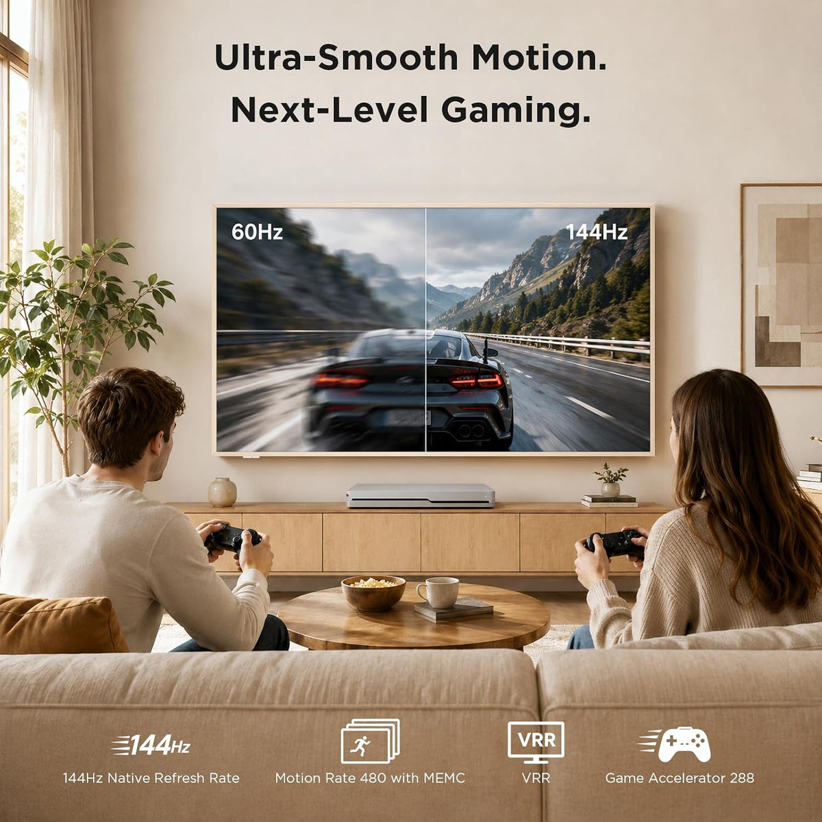 TCL 55" Designer Series Picture Frame TV, QLED 4K, 55A300L, 2026 Version