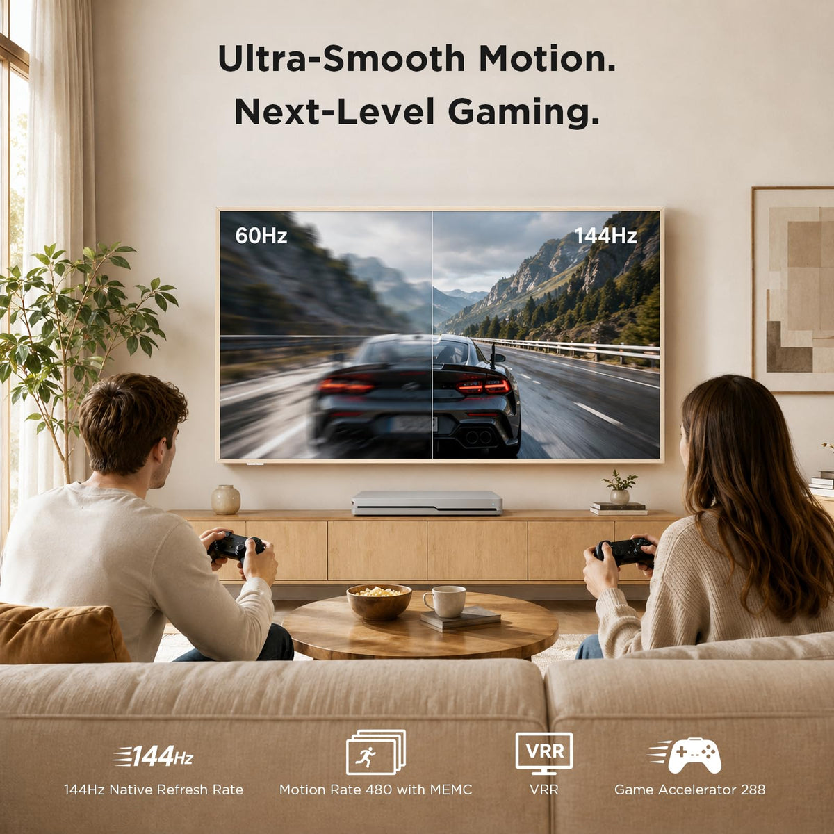 TCL 55" Designer Series Picture Frame TV, QLED 4K, 55A300L, 2026 Version