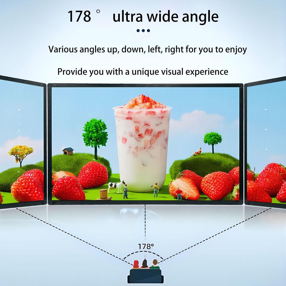 P3 Programmable Scrolling Custom Led Sign Outdoor Digital For Business Display Screen WiFi Control Electronic Message Board Store Advertising Ticker Word Light Bar Open Pixel Panel 40"x18'