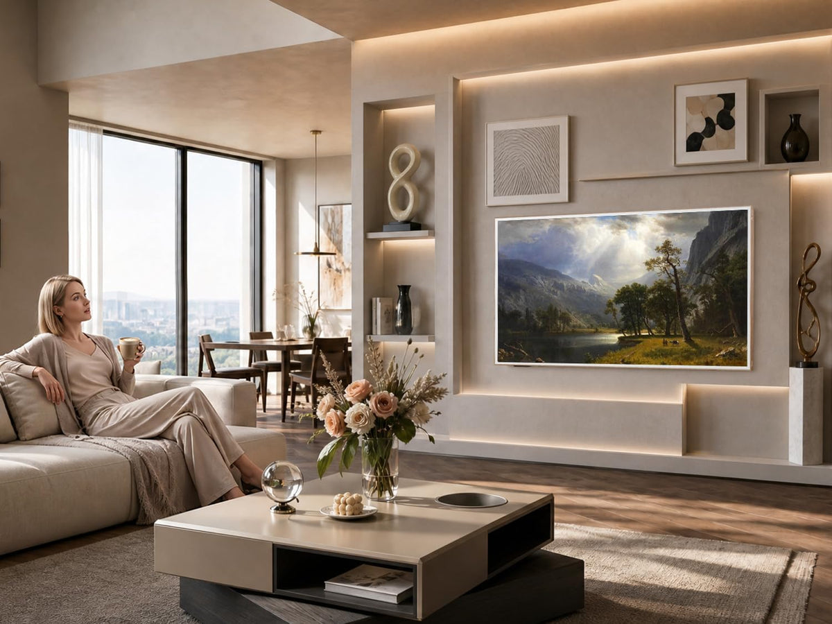 Toshiba 55" G700 Series ArtVision 4K UHD Smart Fire TV (55G700SU, 2026 New) - QLED, Native 165Hz, Art Gallery Mode, Anti-Glare Screen, REGZA Engine ZRi, DTS Virtual:X, Included Art Frame