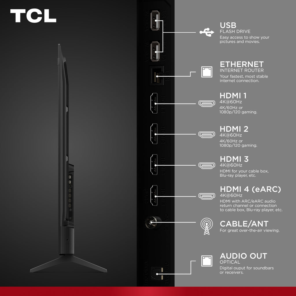 TCL 50-Inch F7D Series QLED 4K UHD Smart TV (50F7D, 2026 Model) | Dolby Vision & Dolby Atmos, DTS | Voice Remote with Alexa | Motion Rate 240, Game Accelerator 120, Auto Game Mode