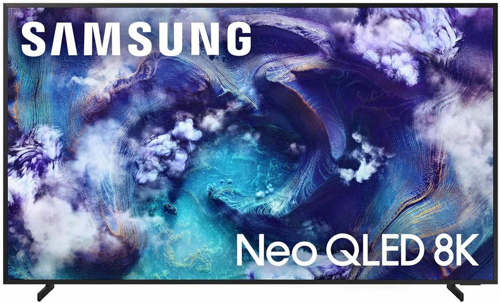 Samsung (Refurbished 85-Inch Class Neo QLED 8K QN900F Series, Vision AI Mini LED Smart TV (2025 Model, 85QN900F) Neo Quantum HDR 8K Pro, Object Tracking Sound + w/Dolby Atmos, Glare Free (Renewed)
