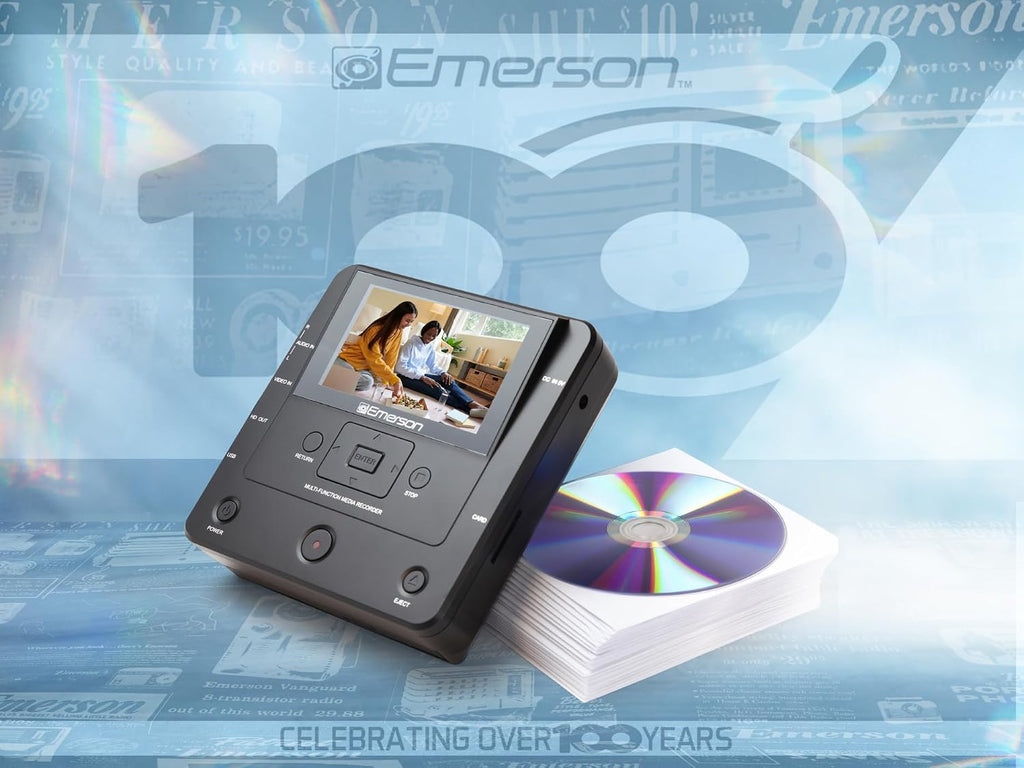 Emerson EMT-1200 Multimedia Recorder, 4.3-Inch