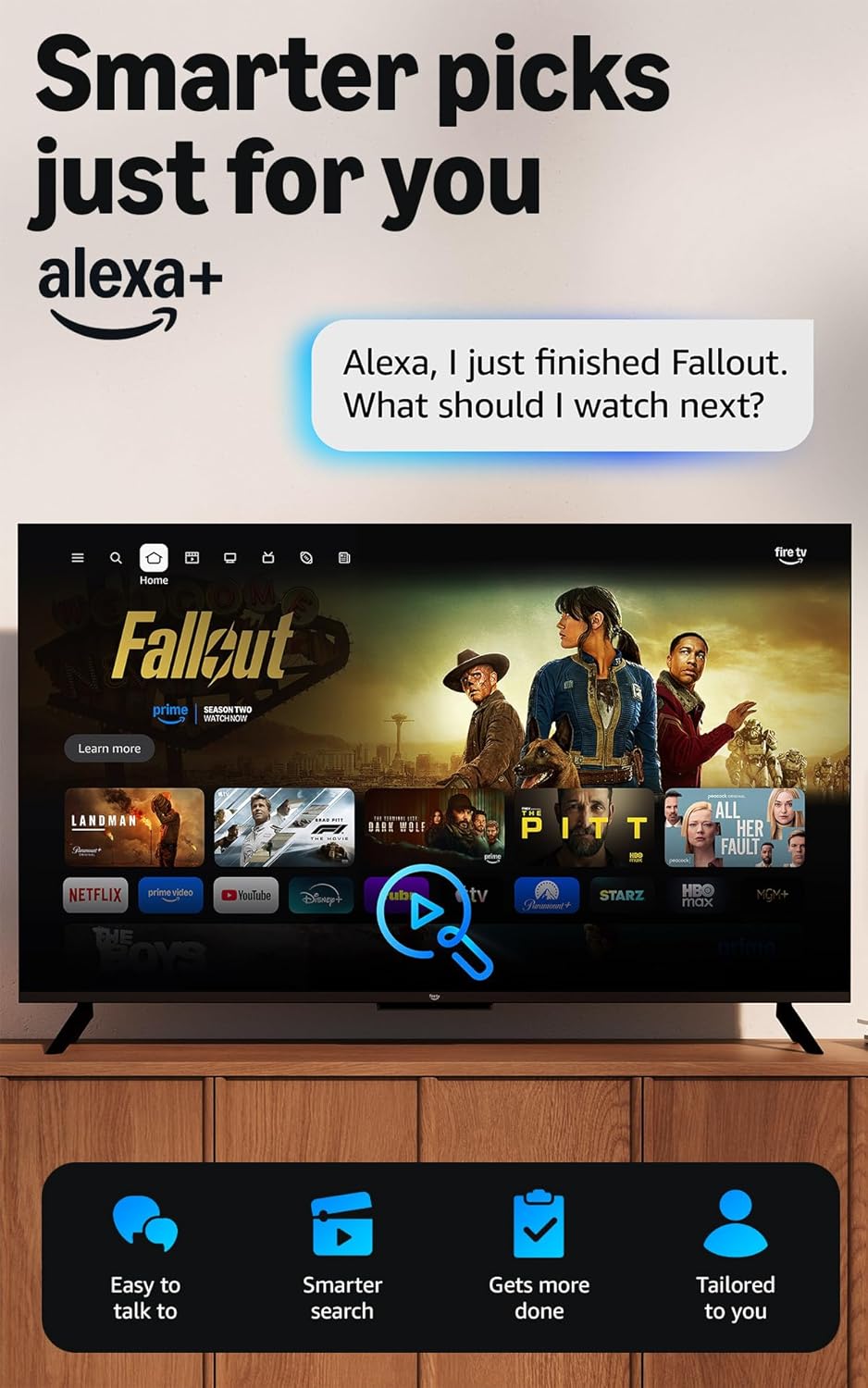 Amazon Ember 40" 2-Series with Fire TV (newest model), HD smart TV with Alexa Voice Remote Enhanced, fast streaming, Dolby Audio, Ambient Experience, free and live TV, find shows faster with Alexa+