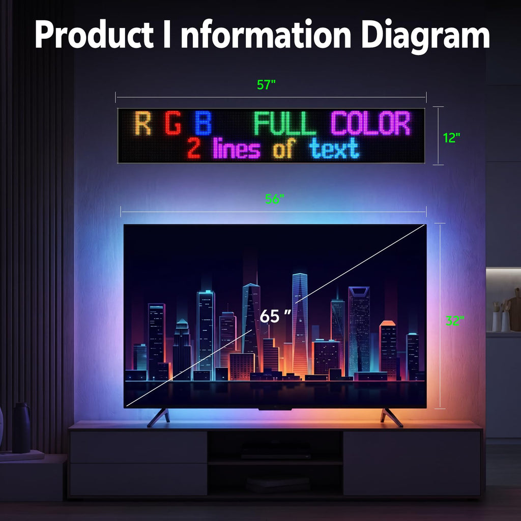 LED signs for business,APP control DIY text,LED window ads display screen