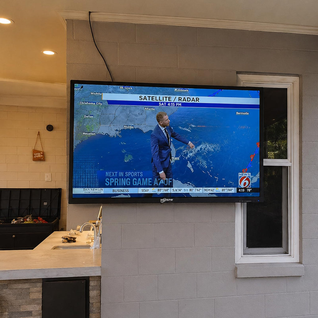 55" Outdoor TV, 4K UHD Google TV, 1000nits High Brightness Smart TVs