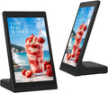 10.1" Desktop Digital Signage Display, L-Shaped HD Touch Screen Kiosk, LedArt App Remote Management, Commercial Advertising Display for Retail, Restaurant, Hotel (WiFi/Ethernet/USB)