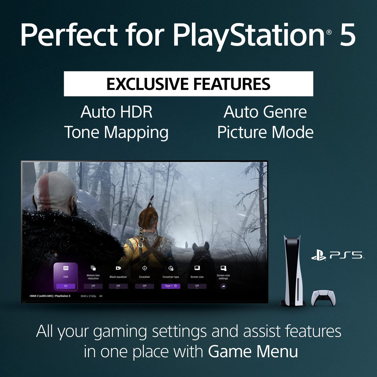 Sony 48 Inch A90K BRAVIA XR 4K HDR TV OLED Smart Google TV (XR-48A90K)