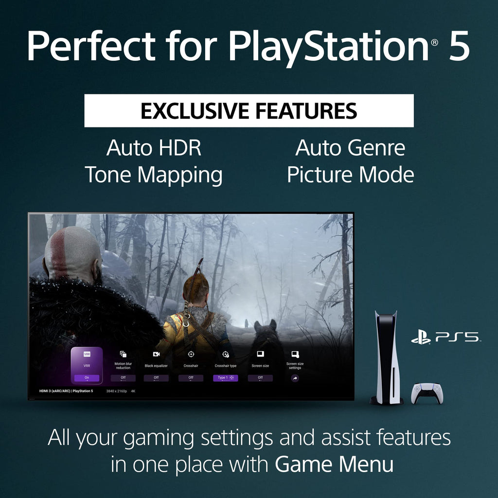 Sony OLED 83 inch BRAVIA XR A80L Series 4K Ultra HD TV: Smart Google TV with Dolby Vision HDR and Exclusive Gaming Features for The PlayStationÂ® 5 XR83A80L- 2023 Model,Black