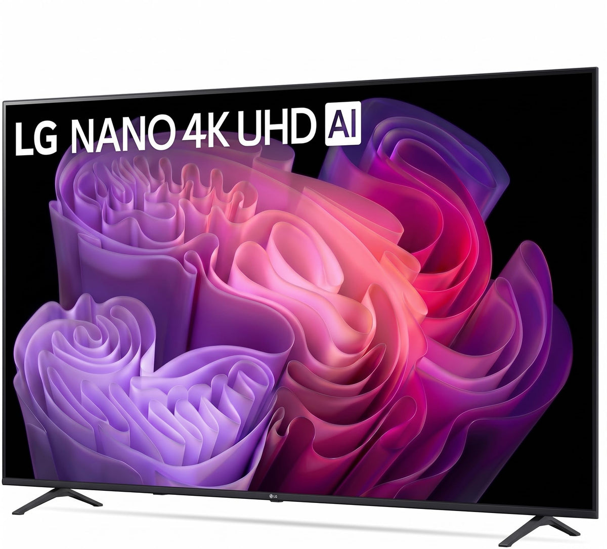 LG 85-Inch Nano 4K UHD AI Smart TV Alpha 7 Gen9 Processor, 4K Super Upscaling, HDR10 Pro, Filmmaker Mode, webOS 26, Game Optimizer, ALLM Bundle with Deco Gear Wall Mount, Surge Protector & Cables