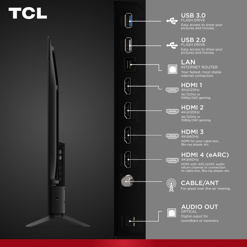 TCL 75-Inch F8D Series 4K QLED Smart TV (75F8D, 2026 Model) with Dolby Vision HDR and Dolby Atmos, Game Accelerator 288 and VRR for Sports and Gaming | Fire TV, Alexa+, 120Hz Refresh, LED Backlighting