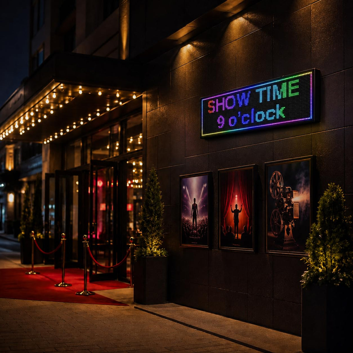 P10 Programmable LED SIGN 40"Ã8" Scrolling LED Display, High Brightness & IP65 Waterproof Indoor Outdoor Digital Signage led screen, Open Signs Welcome Sign for Store Business Advertising