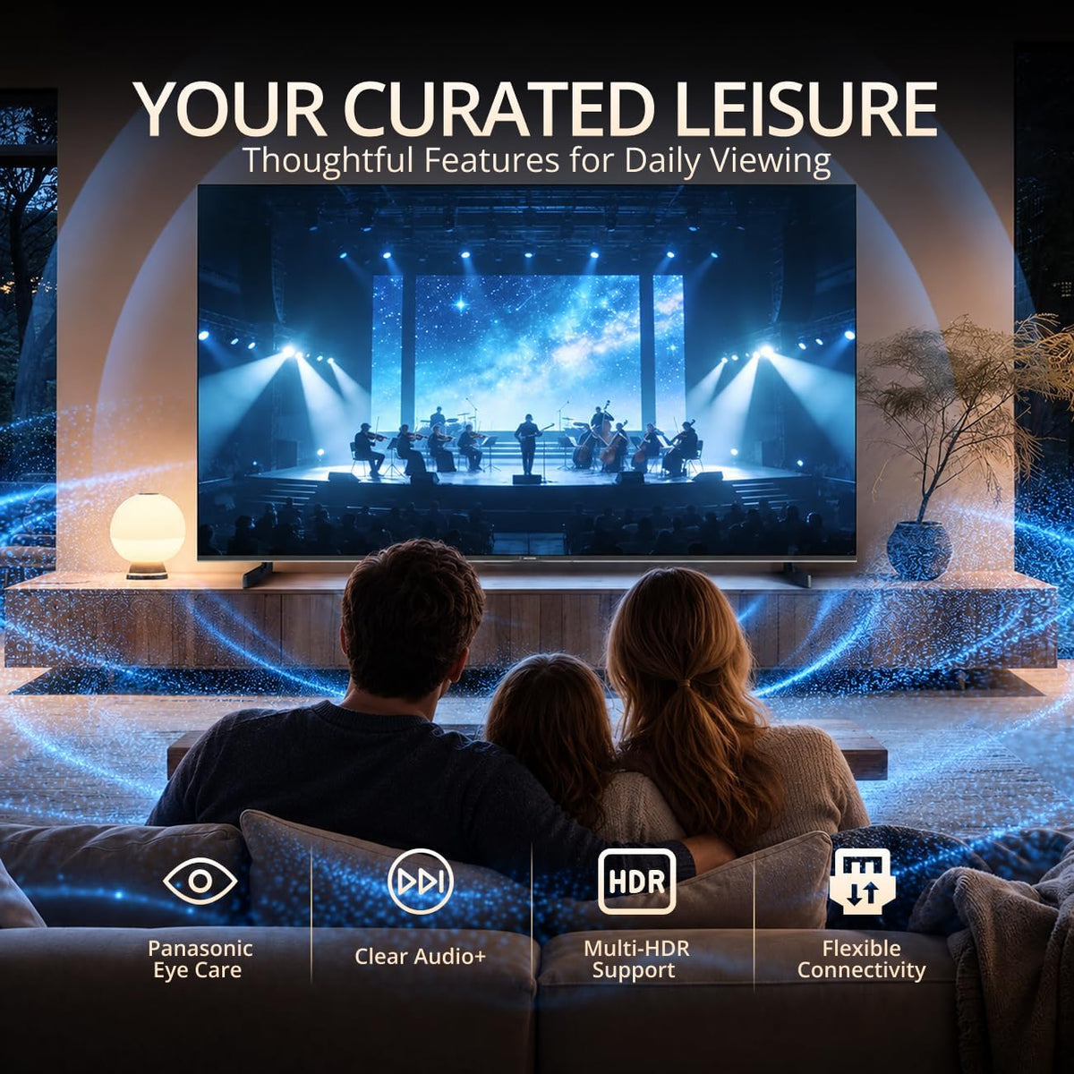 Panasonic 55 inch W85C 4K QD-Mini LED Google TV 2026 TN-55W85CPS Bundle