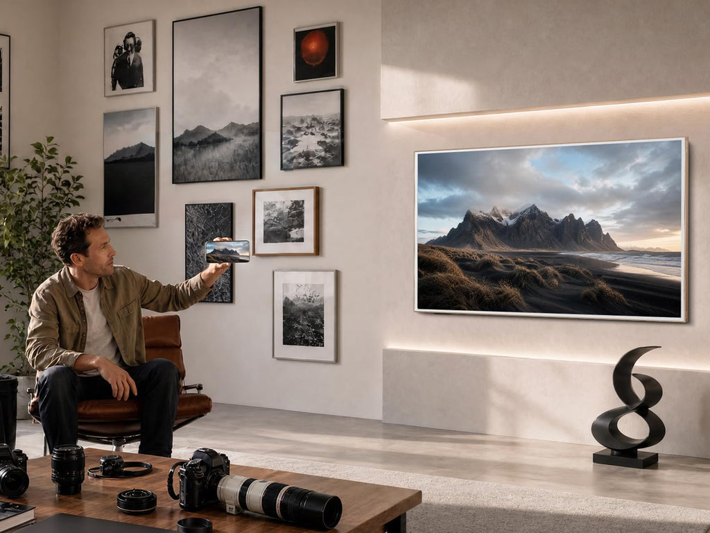 Toshiba 55" G700 Series ArtVision 4K UHD Smart Fire TV (55G700SU, 2026 New) - QLED, Native 165Hz, Art Gallery Mode, Anti-Glare Screen, REGZA Engine ZRi, DTS Virtual:X, Included Art Frame