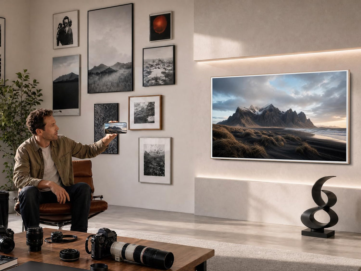 Toshiba 55" G700 Series ArtVision 4K UHD Smart Fire TV (55G700SU, 2026 New) - QLED, Native 165Hz, Art Gallery Mode, Anti-Glare Screen, REGZA Engine ZRi, DTS Virtual:X, Included Art Frame
