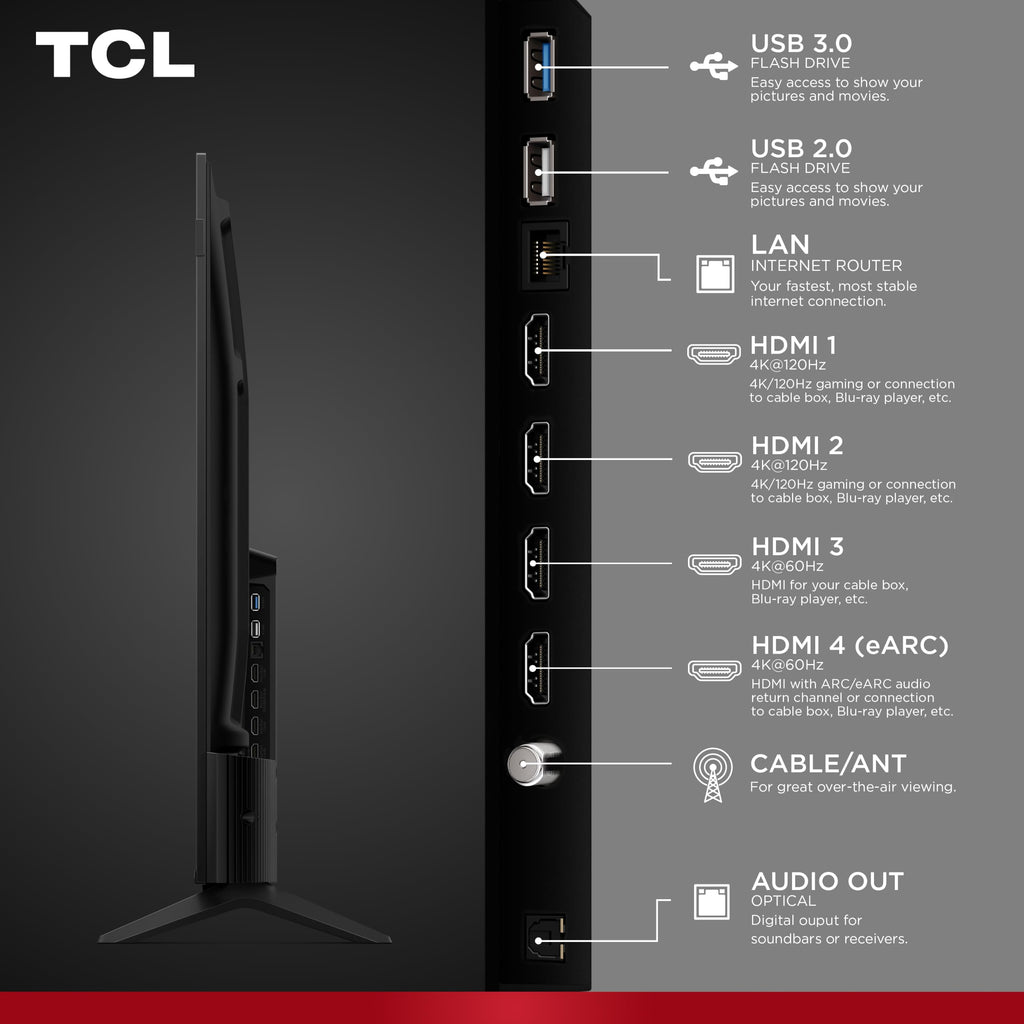 TCL 75-Inch F8D Series 4K QLED Smart TV (75F8D, 2026 Model) with Dolby Vision HDR and Dolby Atmos, Game Accelerator 288 and VRR for Sports and Gaming | Fire TV, Alexa+, 120Hz Refresh, LED Backlighting